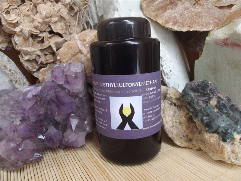 MSM - Methylsulfonylmethan Kapseln 200 Stk. im Violettglas