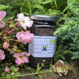 Pfeffer schwarz ganz Bio 350g (Mittel)
